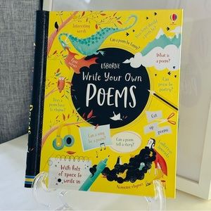 NEW Usborne Write Your Own Poems Kids Creativity Hardcover Journal Book